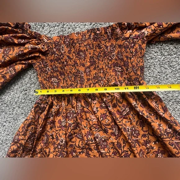 ⭐️SALE⭐️Mi Golondrina Orange Sundress - Picture 8 of 14